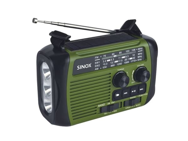 Sinox Bluetooth® nødradio. Grøn