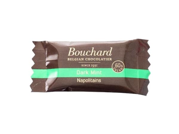Choklad Bouchard Dark Mint - 5g flödesförpackning (1kg)