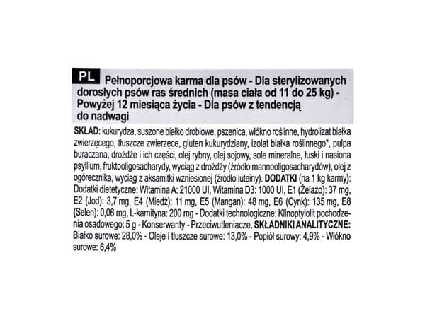 ROYAL CANIN CCN Medium Sterilised Adult - tørfoder til hunde - 12 kg