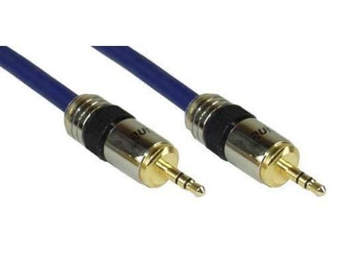 InLine Jack -kaapeli - kullatut liittimet, 3.5mm St/St - 2m