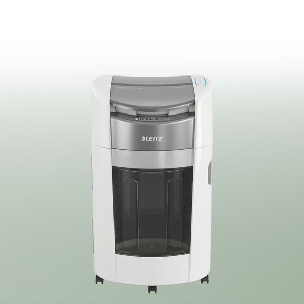 Leitz IQ OptiMax Autofeed Office 300 makulator mikromakulering P5 Hvid