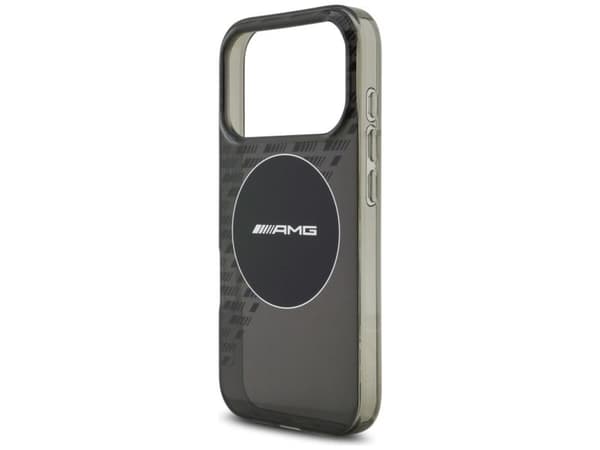 Etui AMG Double Layer TransparentSmocked MagSafe do iPhone 17 Pro czarny