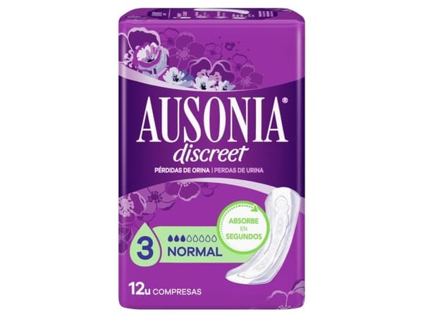 Ausonia DISCREET Normal, 12 kpl