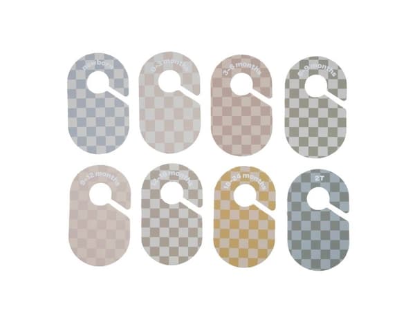 3 Sprouts skåpsdelar (8 st.), Checkerboard