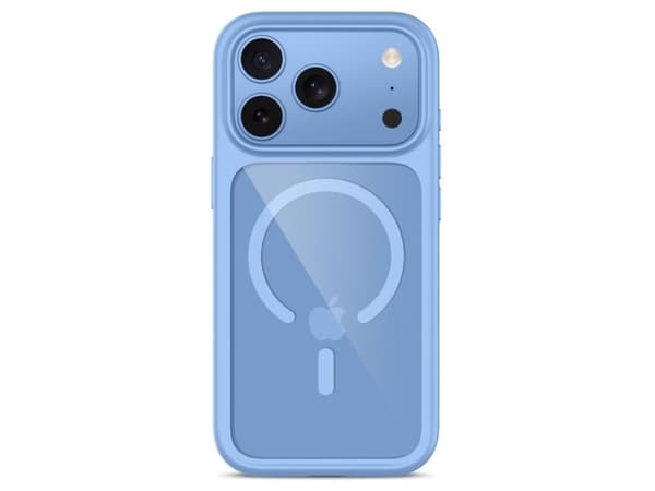 Tech-Protect MagOne CC MagSafe Case + Tempered Glass 2-Pack for iPhone 18 Pro Max / 17 Pro Max - Clear Blue