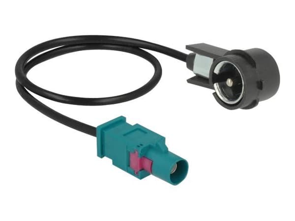 DeLOCK 85722, Liitäntäkaapeli, Musta, 0,3 m, 1 kpl