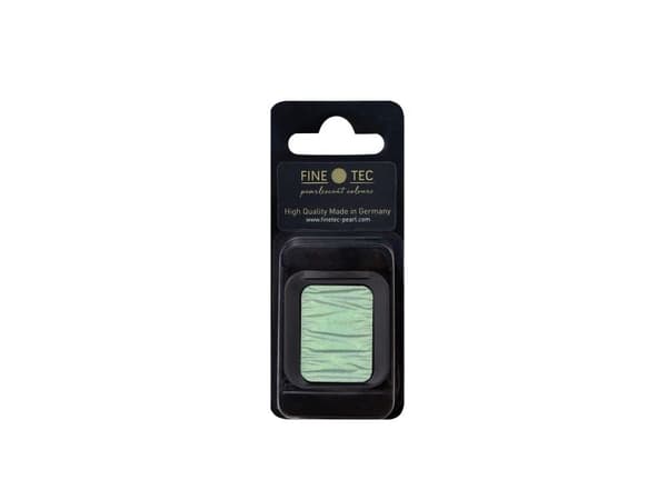 1 Pearlescent colour square, in a clamshell - "FINETEC" | Emerald