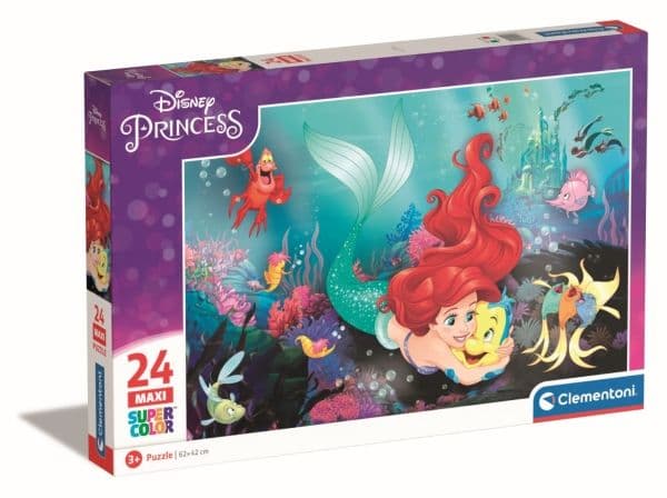 Pussel, Maxi Disney Princess, Den lilla sjöjungfrun, 24 bitar