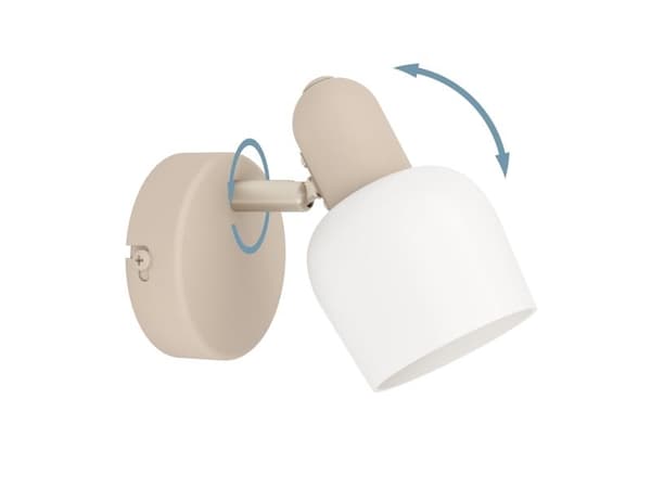 EGLO CORATO WALL E14 HIEKKA/BS/OPAL