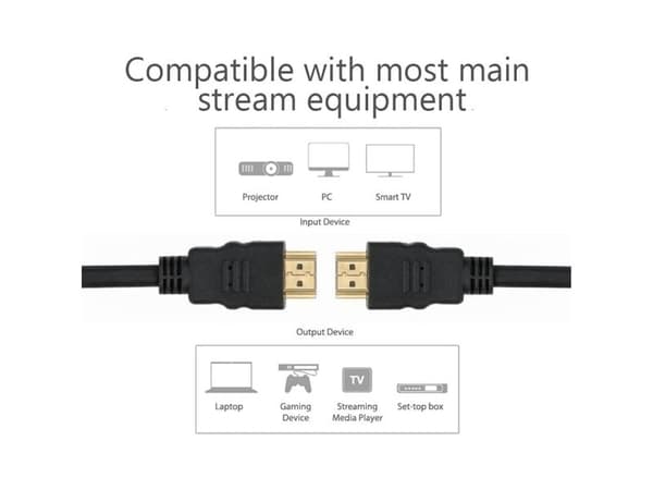 Kaapeli Techly TECHLY HDMI-kaapeli Ethernet M/M 5m musta
