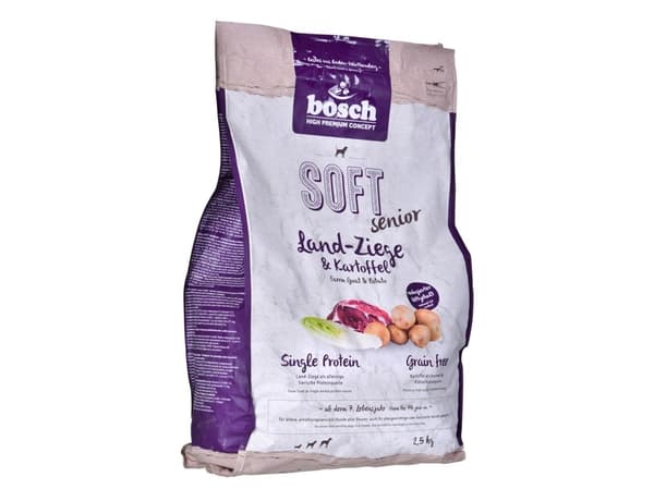 BOSCH Senior Soft Goat & Potatoes torrfoder till hund 2,5 kg
