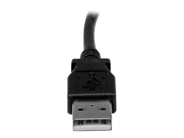 StarTech 2m USB 2.0 A to Right Angle B Cable Cord - 2 m USB Printer Cable - Right Angle USB B Cable - 1x USB A (M), 1x USB B (M) (USBAB2MR) - USB-k...