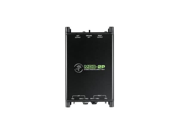 Mackie MDB-2P passiv direktbox Svart