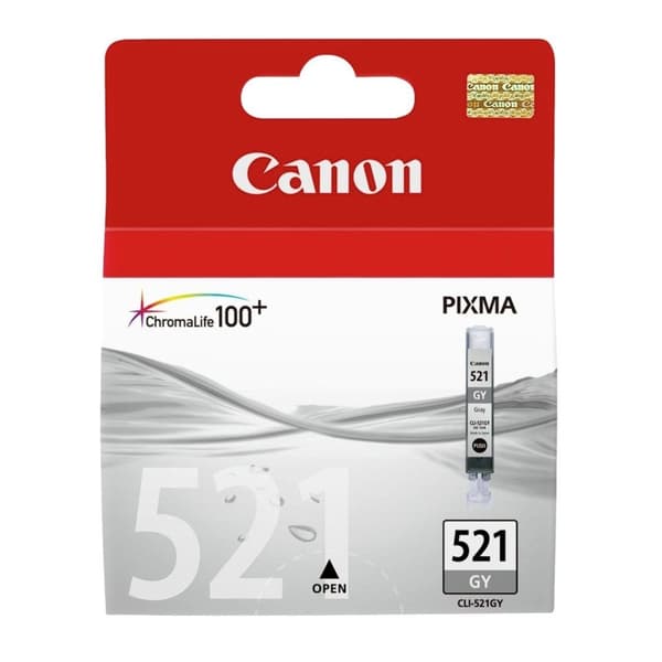 Canon bläck CLI-521G / 2937B001 (grå)