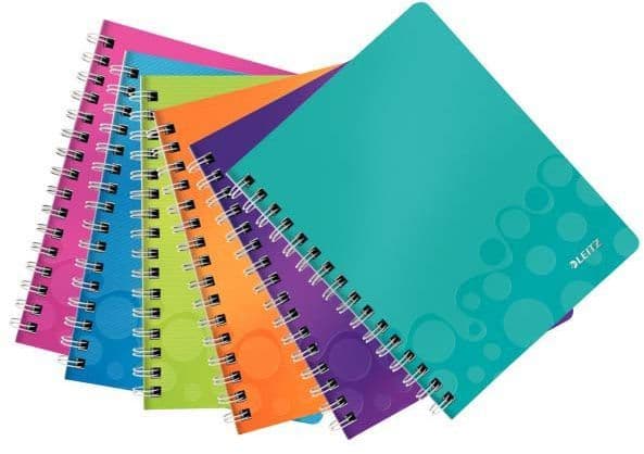 Leitz Kolonotes rute A5 PP grønn (46410064)