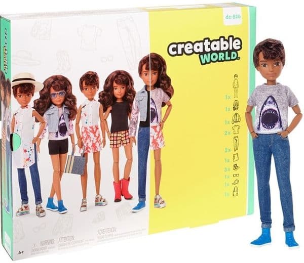 Creatable World Deluxe Brown hair