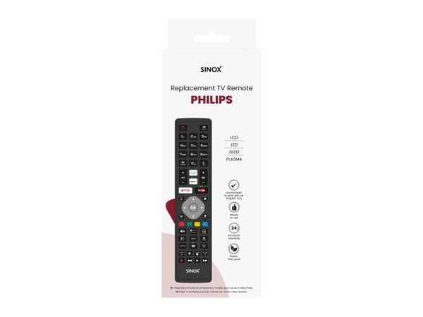 Sinox fjärrkontroll till Philips