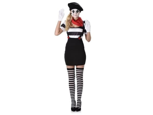Mime tyttö puku