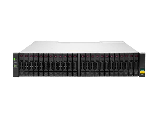 HPE Modular Smart Array 2060 SFF 2x12Gb SAS 4-port Controller Storage Array - Halvledarenhet/hårddisk-array - 0 TB - 24 fack (SAS-3) - SAS 12Gb/s (...