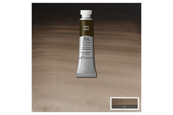 Akvarellfärg proff. 5 ml sepia 609