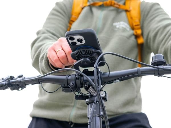 Quad Lock ohjaustangon pyöräteline musta