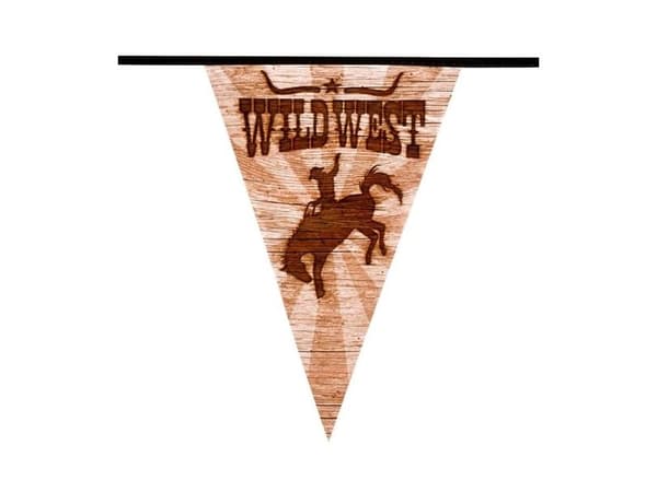 Wild West vimpelguirlande