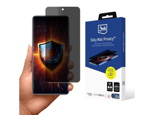 3mk Silky Matt Privacy Screen Protector for Xiaomi Redmi Note 15 Pro 4G