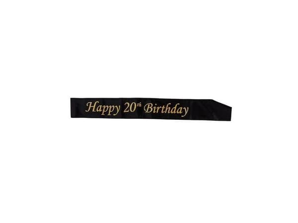 Sort skærf 20 år