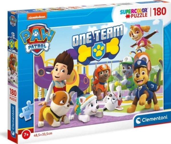 Paw Patrol-pussel, Super, 180 bitar