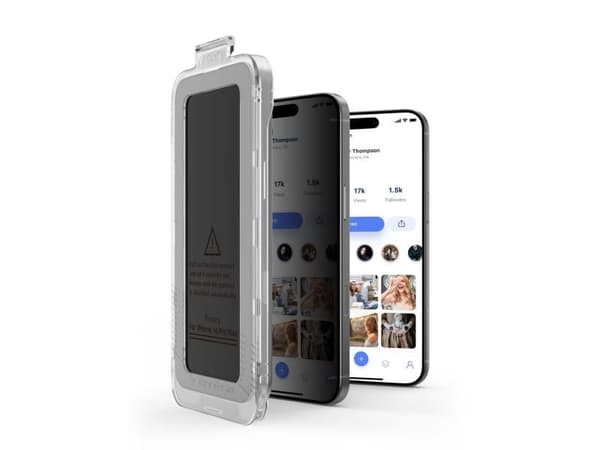 Tech-Protect Quick Set Spy+ privacy glas 2-pack för iPhone 13 / 13 Pro / 14 / 16e / 17e