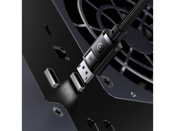 Baseus High Definition DP 8K til DP 8K-kabel 2 m (svart)