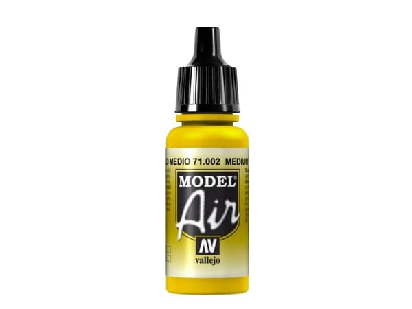Vallejo 71.002, 17 ml, Gul, Matt, Flaska