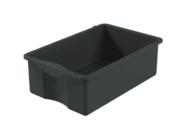 Plastbakke, Nordic Recycle Trolley 2.0, sort