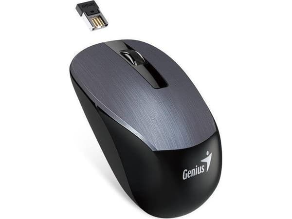 GENIUS NX-7015 / 1600 dpi / Blue-Eye-sensor / trådløs / jern grå