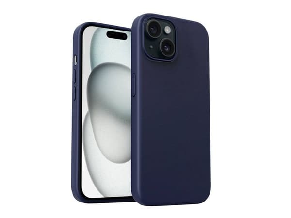 Aukey Aukey PC-GJ10B deksel til iPhone 15 Plus (stormblå)
