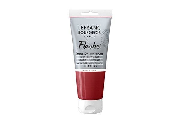 Flashe akryl 80ml karminröd