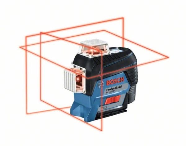 Bosch laserplan GLL 3-80 C rød 30 m