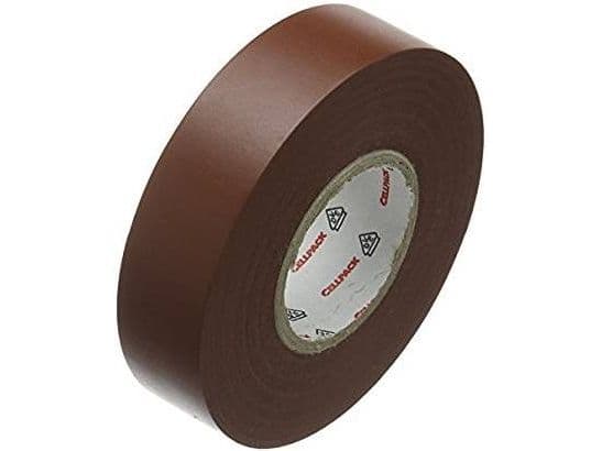Cellpack isolasjonstape 128 PVC brun 25 m (145805)