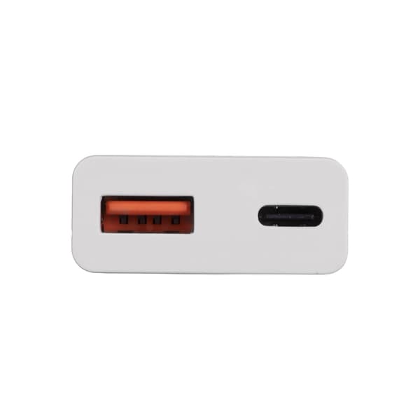 Akyga USB-laddare 30 W USB-C®, USB-A Vit, Automatisk, Växelström, Vit