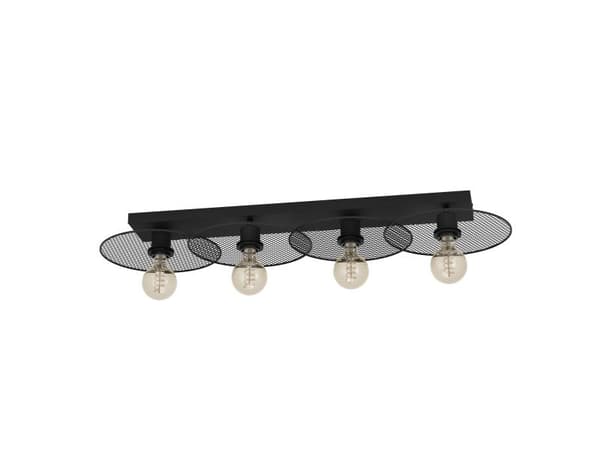 EGLO IKESTON LOFT 4L E27 sort/gitter