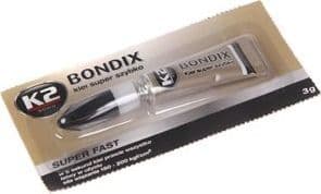 K2 15 SECOND ADHESIVE FOR PLASTIC WOOD RUBBER BONDIX 3G
