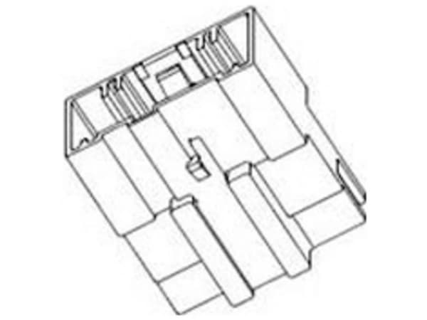 Molex stiftkabinett/printplatta 309681168, 1 st, bulk