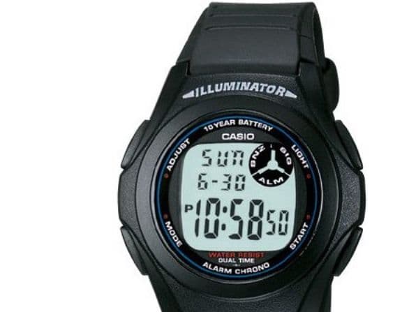 Casio F-200W-1AEF, Vattentät, Elektronisk