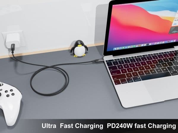 Equip 128389, 1,2 m, USB C, USB C, USB4 Gen 3x2, Sort