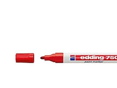 Paintmarker edding 750, röd