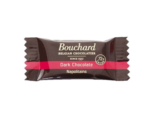 Chokolade Bouchard mørk - 5g flödespaket (1kg)