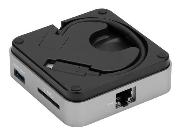 OWC Travel Dock E - Mini-dock - USB-C 3.2 Gen 1 / Thunderbolt 3 - HDMI - 1GbE