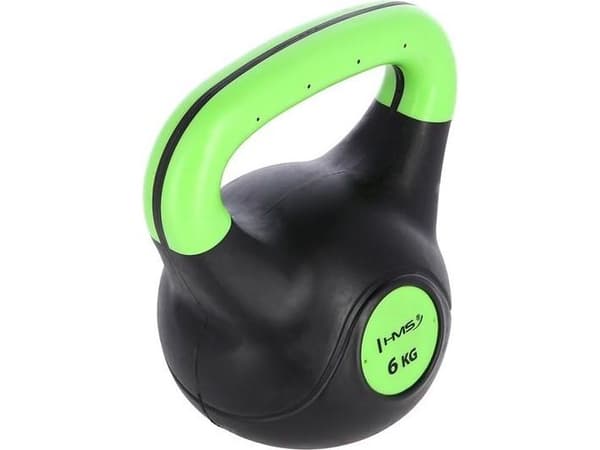Kettlebell HMS KPC06 støpt bitumen 6 kg