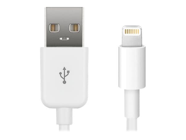 Microconnect LIGHTNING2, 2 m, Lightning, USB A, Uros, Uros, Valkoinen