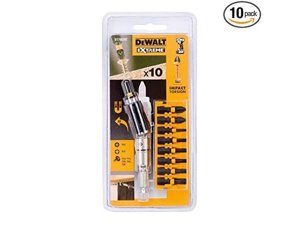 DeWALT - Bit holder set - 10 delar - längd: 25 mm